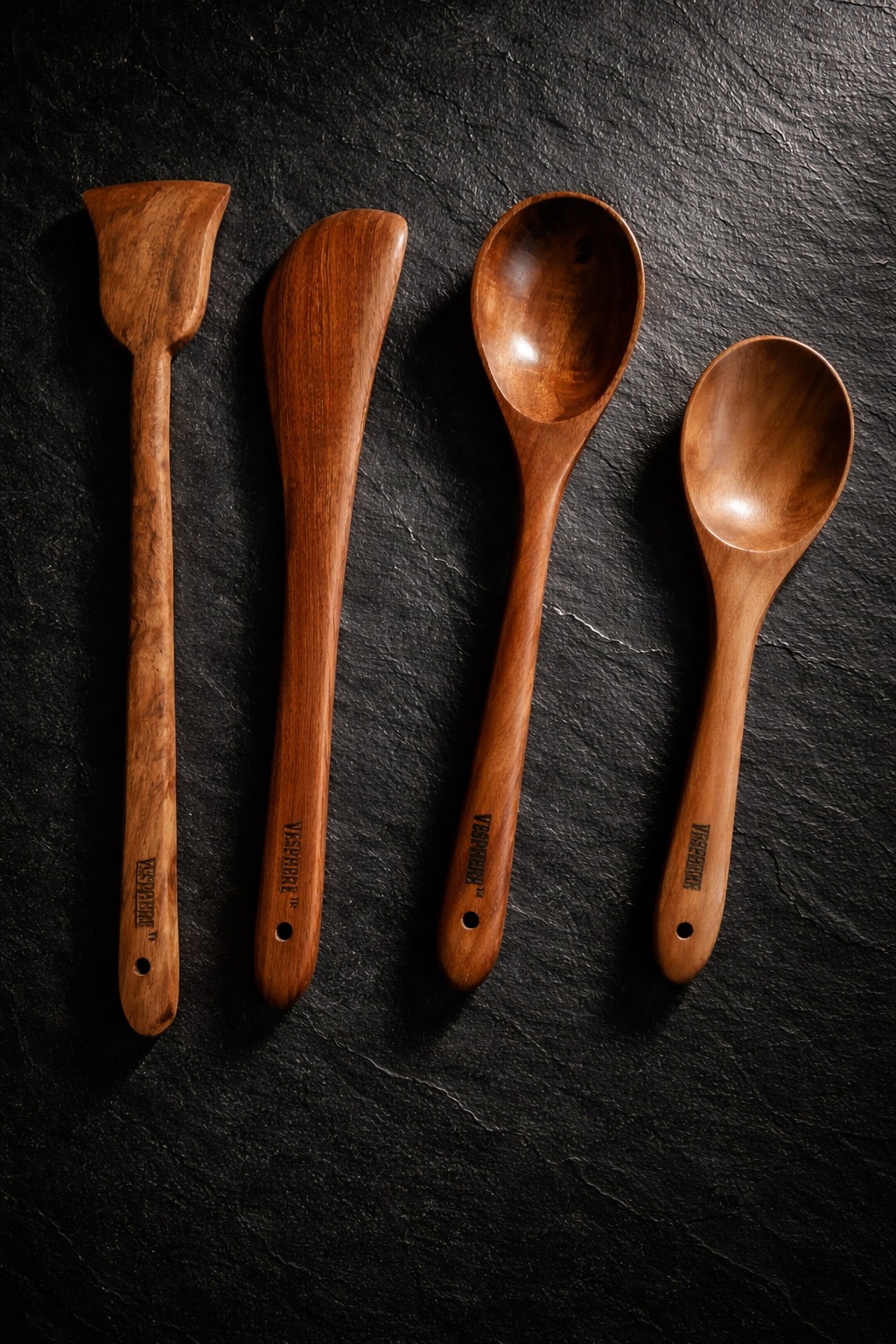 vesphere premium neem wood kitchen utensil set (4 pieces) – natural wooden spatula, turner & cooking spoon set | eco friendly, non toxic, heat resistant & durable cookware tools vesphere premium neem wood kitchen utensil set (4 pieces) – natural wooden spatula, turner & cooking spoon set | eco friendly, non toxic, heat resistant & durable cookware tools