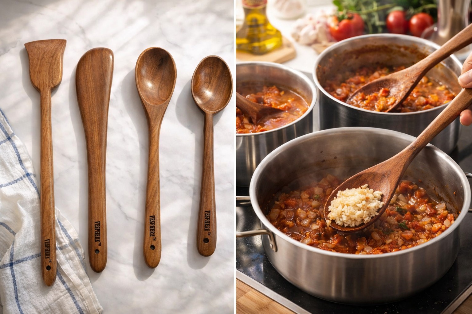 vesphere premium neem wood kitchen utensil set of 4 – handmade wooden spatula, turner & cooking spoon set | natural, eco friendly, non toxic cookware tools for non stick & healthy cooking vesphere premium neem wood kitchen utensil set of 4 – handmade wooden spatula, turner & cooking spoon set | natural, eco friendly, non toxic cookware tools for non stick & healthy cooking