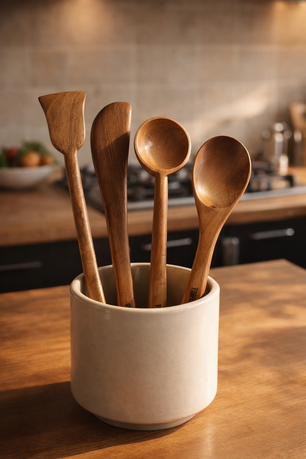 vesphere neem wood kitchen utensils set of 4 β natural wooden spatula, turner, ladle & cooking spoon | eco friendly, non stick safe, handmade wooden cooking tools vesphere neem wood kitchen utensils set of 4 β natural wooden spatula, turner, ladle & cooking spoon | eco friendly, non stick safe, handmade wooden cooking tools