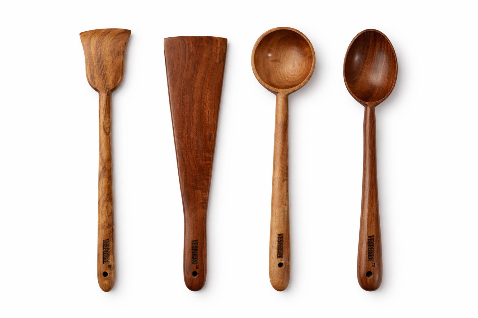 vesphere premium neem wood kitchen utensil set (4 pieces) – natural wooden spatula, turner, soup ladle & cooking spoon | eco friendly, non toxic, durable & heat resistant cookware tools vesphere premium neem wood kitchen utensil set (4 pieces) – natural wooden spatula, turner, soup ladle & cooking spoon | eco friendly, non toxic, durable & heat resistant cookware tools