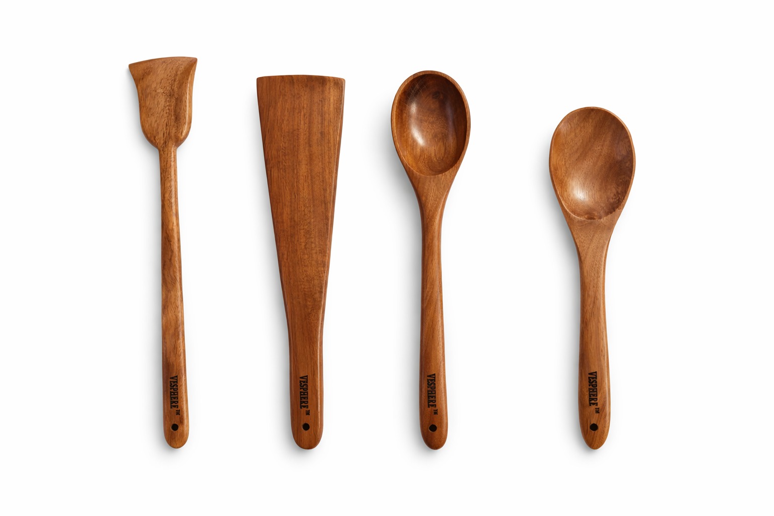 vesphere premium neem wood kitchen utensil set (4 pieces) – natural wooden cooking spoon & spatula set | eco friendly, chemical free, durable & heat resistant cookware tools for everyday cooking vesphere premium neem wood kitchen utensil set (4 pieces) – natural wooden cooking spoon & spatula set | eco friendly, chemical free, durable & heat resistant cookware tools for everyday cooking