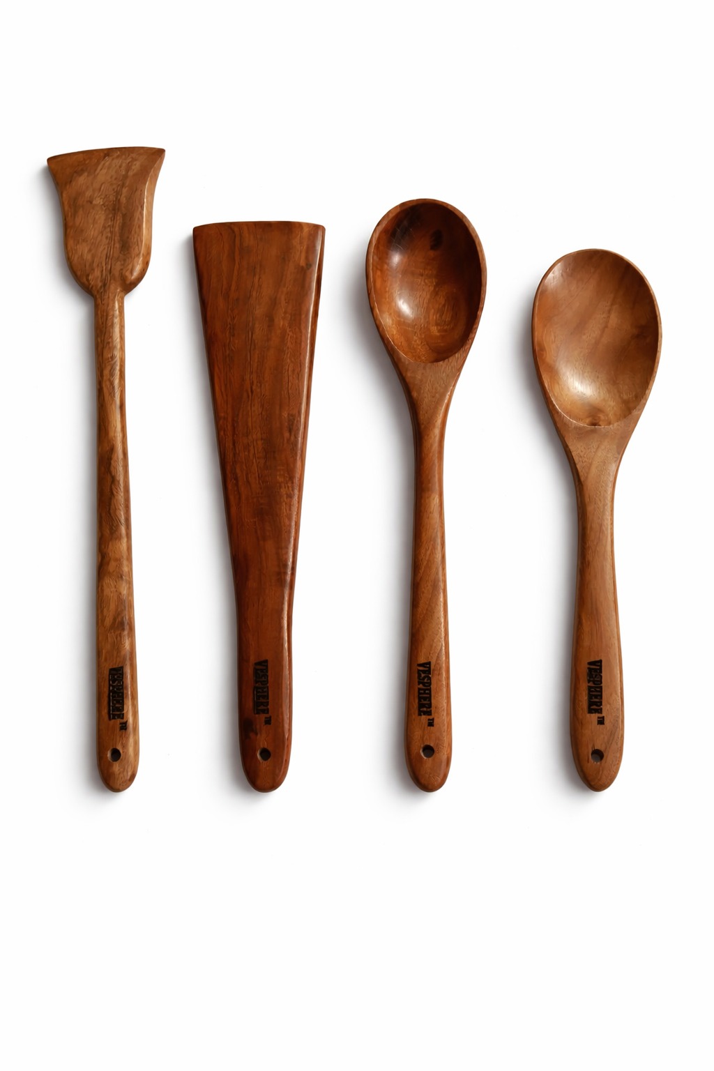 vesphere premium neem wood kitchen utensil set (4 pieces) – natural wooden cooking spoon & spatula set | eco friendly, chemical free, durable & heat resistant cookware tools for everyday cooking vesphere premium neem wood kitchen utensil set (4 pieces) – natural wooden cooking spoon & spatula set | eco friendly, chemical free, durable & heat resistant cookware tools for everyday cooking