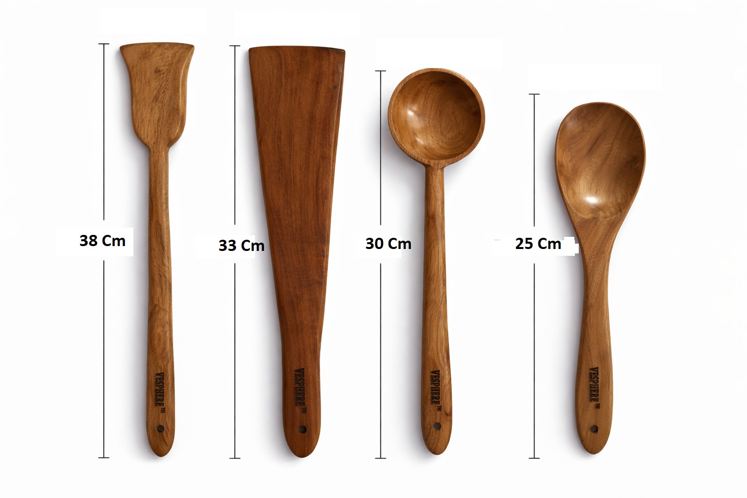 vesphere premium neem wood kitchen utensil set (4 pieces) – handmade natural wooden spatula, turner, ladle & cooking spoon | eco friendly, non toxic, durable cookware tools for healthy cooking vesphere premium neem wood kitchen utensil set (4 pieces) – handmade natural wooden spatula, turner, ladle & cooking spoon | eco friendly, non toxic, durable cookware tools for healthy cooking