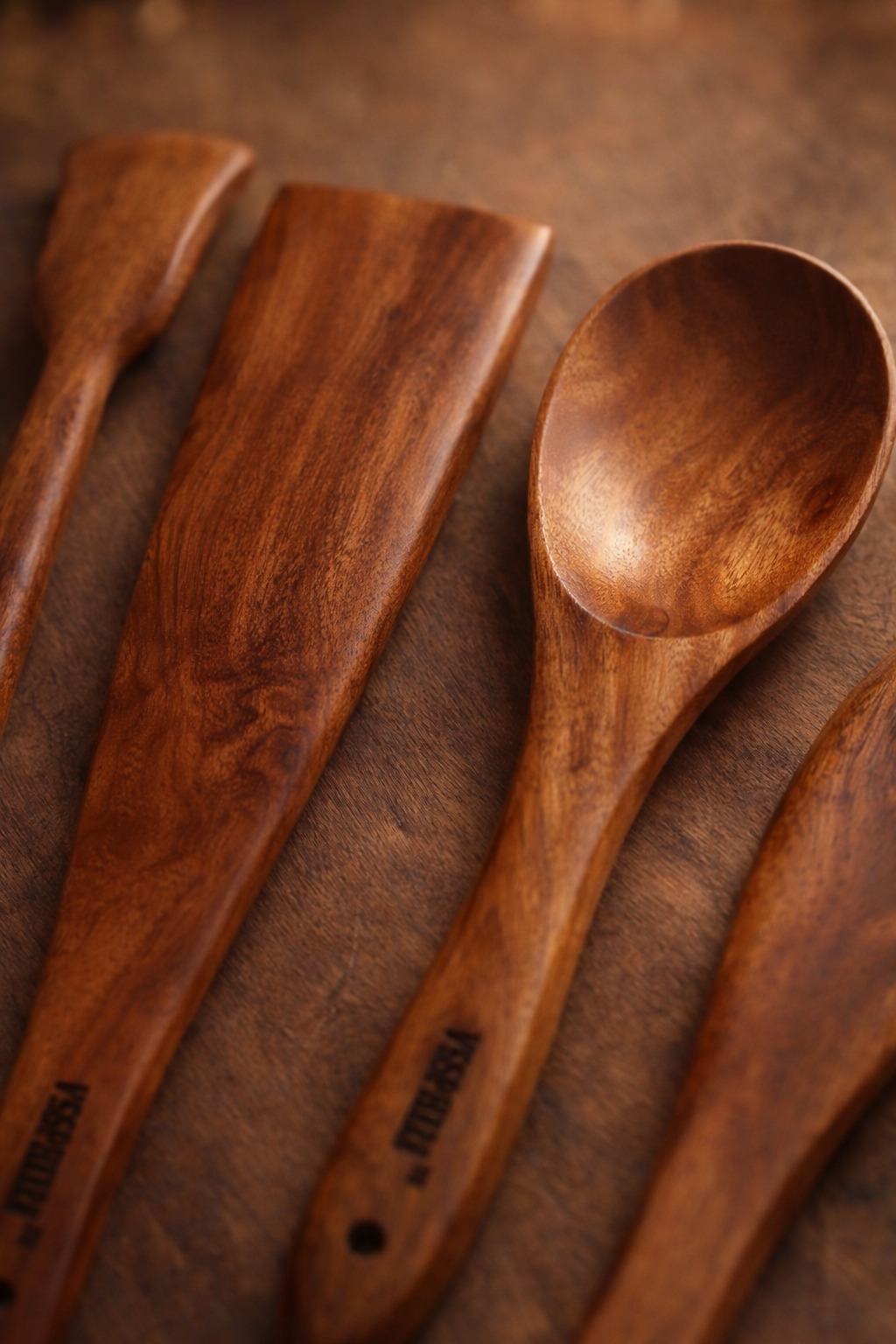 vesphere premium neem wood kitchen utensil set – handmade wooden spatula & spoon combo | natural, non toxic, heat resistant cooking tools for non stick cookware (set of 4) vesphere premium neem wood kitchen utensil set – handmade wooden spatula & spoon combo | natural, non toxic, heat resistant cooking tools for non stick cookware (set of 4)