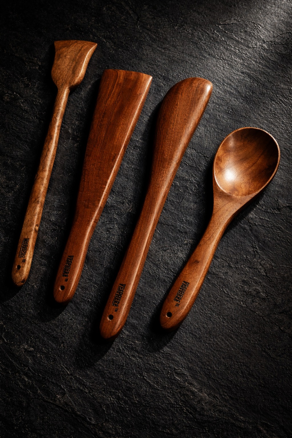 vesphere premium neem wood kitchen utensil set – handmade wooden spatula & spoon combo | natural, non toxic, heat resistant cooking tools for non stick cookware (set of 4) vesphere premium neem wood kitchen utensil set – handmade wooden spatula & spoon combo | natural, non toxic, heat resistant cooking tools for non stick cookware (set of 4)