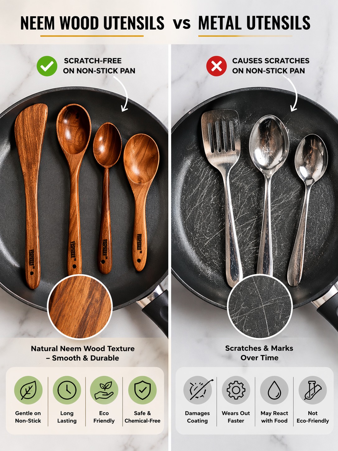 vesphere neem wood cooking spoon set of 4 | handmade wooden spatula & serving ladle | eco friendly kitchen utensils vesphere neem wood cooking spoon set of 4 | handmade wooden spatula & serving ladle | eco friendly kitchen utensils