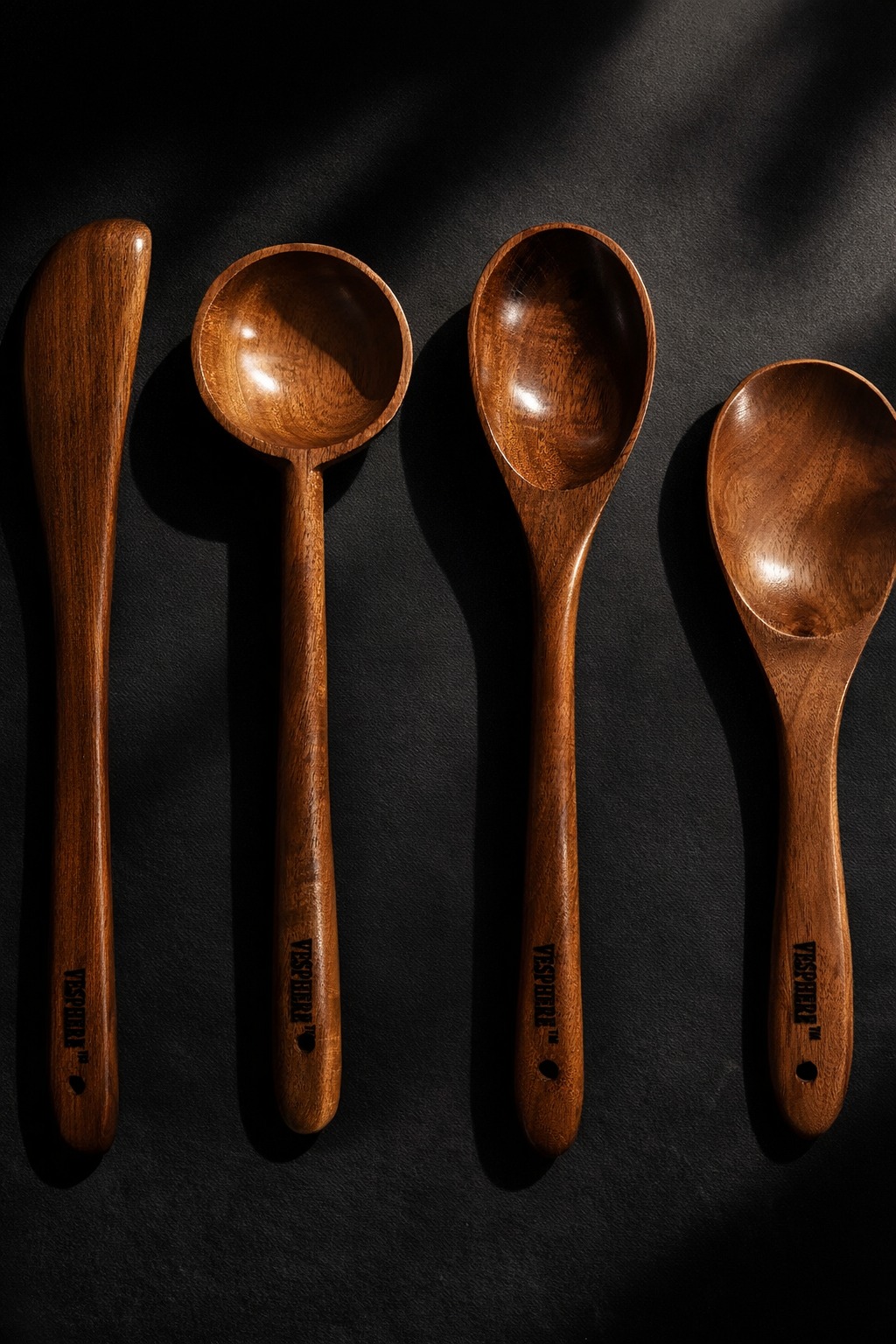 vesphere neem wood kitchen utensil set – 4 pcs wooden cooking spoons (spatula, ladle, serving & mixing spoon) | natural, non toxic & durable cookware tools vesphere neem wood kitchen utensil set – 4 pcs wooden cooking spoons (spatula, ladle, serving & mixing spoon) | natural, non toxic & durable cookware tools