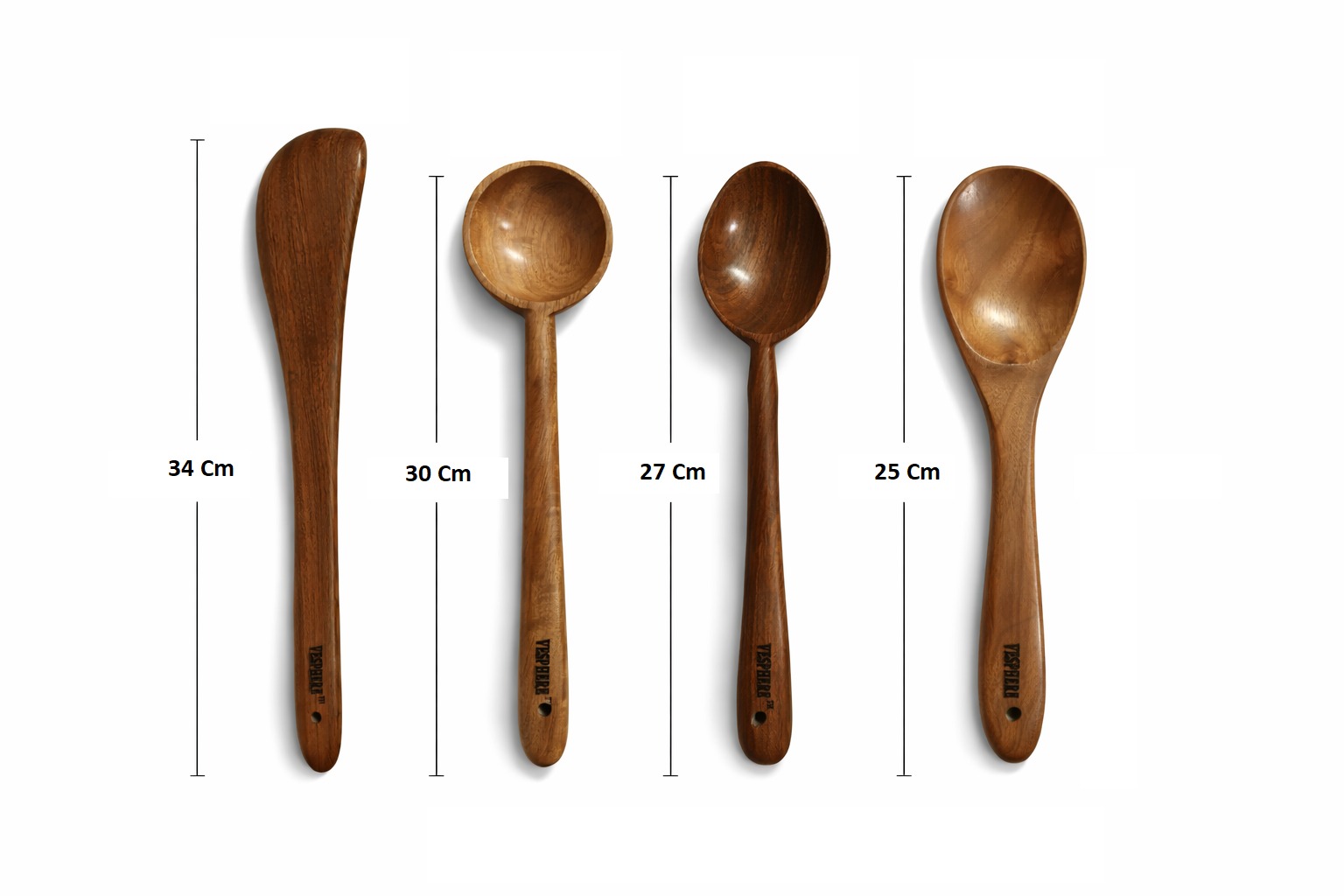 vesphere neem wood kitchen utensil set (4 pcs) – natural wooden spatula, ladle & cooking spoons, eco friendly, non toxic & durable cookware tools vesphere neem wood kitchen utensil set (4 pcs) – natural wooden spatula, ladle & cooking spoons, eco friendly, non toxic & durable cookware tools