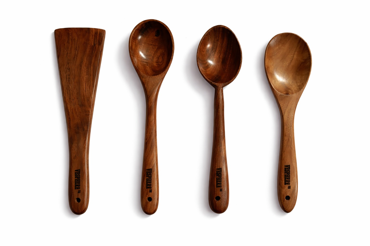 vesphere neem wood kitchen utensil set of 4 β spatula, cooking & serving spoons, handmade natural wooden tools vesphere neem wood kitchen utensil set of 4 β spatula, cooking & serving spoons, handmade natural wooden tools
