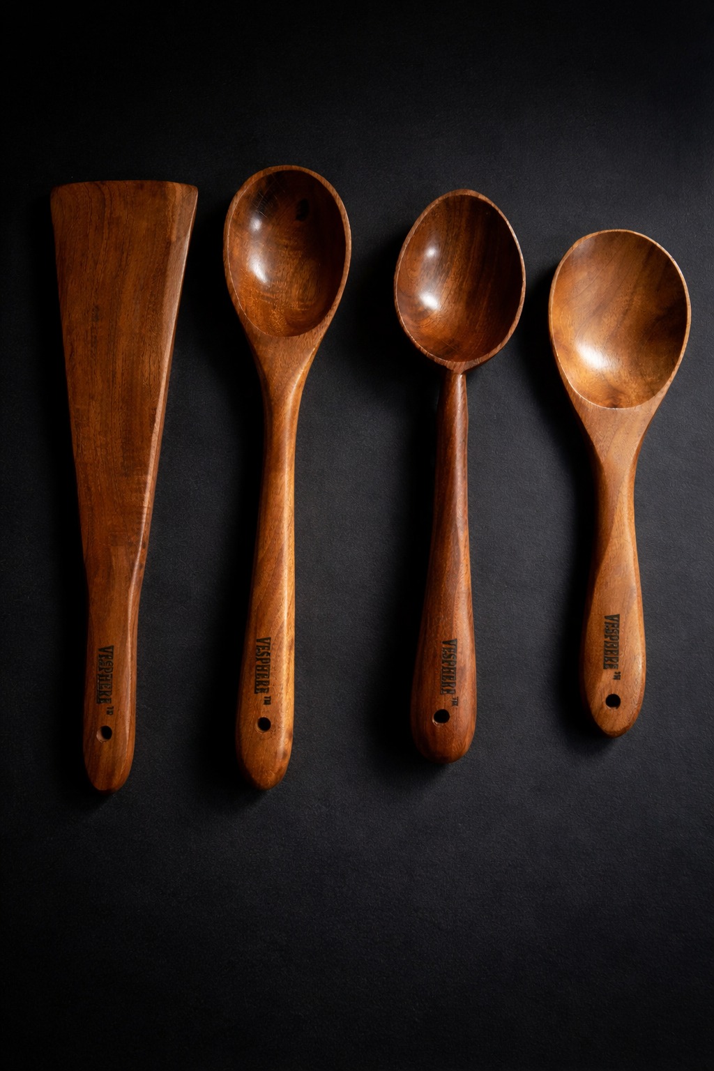 vesphere neem wood kitchen utensil set of 4 β spatula, cooking & serving spoons, handmade natural wooden tools vesphere neem wood kitchen utensil set of 4 β spatula, cooking & serving spoons, handmade natural wooden tools