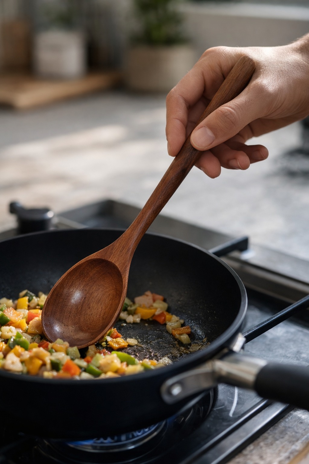 vesphere neem wood kitchen utensils set β spatula, ladle & cooking spoons (4 pcs) vesphere neem wood kitchen utensils set β spatula, ladle & cooking spoons (4 pcs)